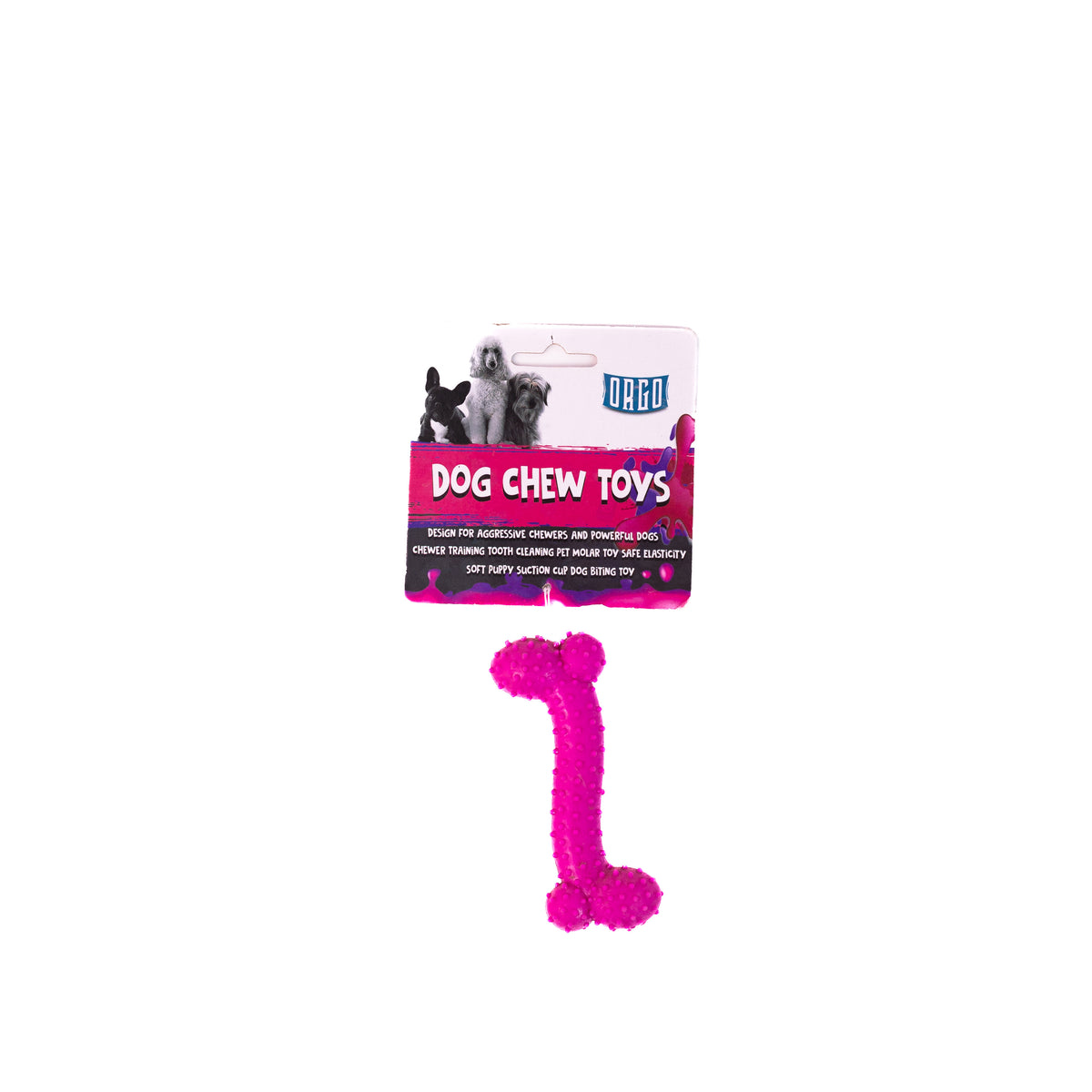 Orgo Bone Shaped Dog Chew Toy