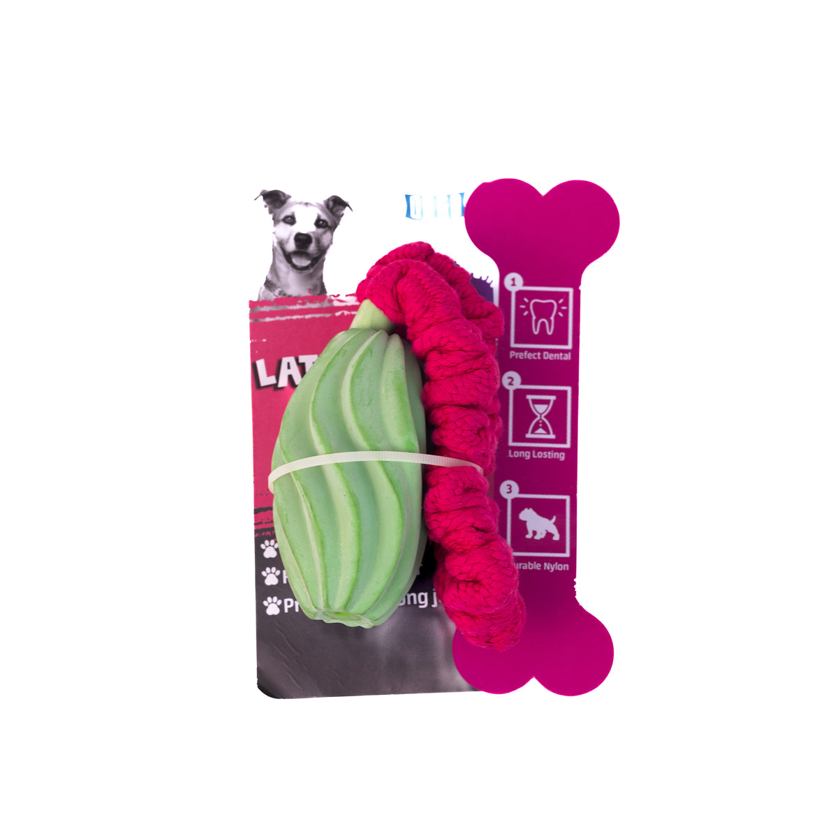 Orgo Latex Plush Ball With Elastic Rope toy