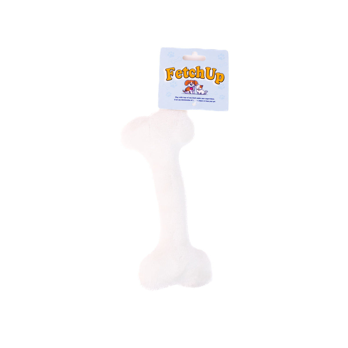 Fetch Up White Bone Dog Toy