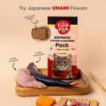 The Fresh Pack Aromatic Chicken & MackerelFor cats - "UMAMI" 450 Grams