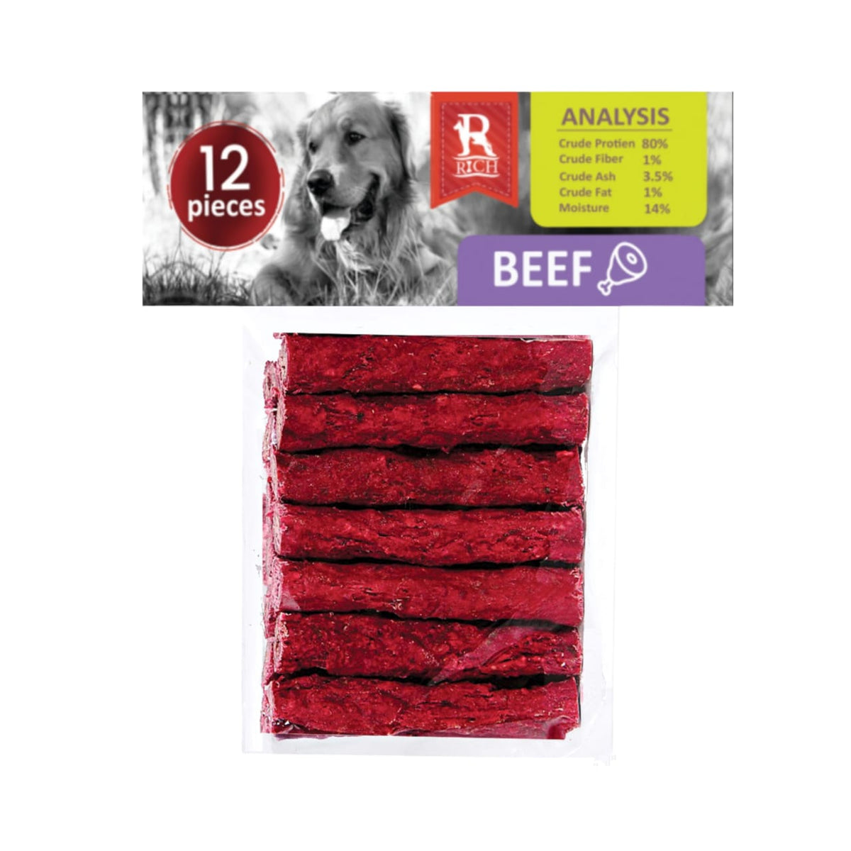rich beef sticks ( 12 sticks )