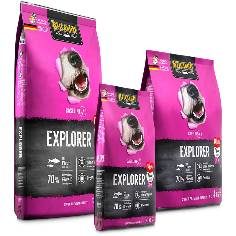 Belcando Baseline Explorer Dry Food with fish Breed Adult Dogs 12.5 kg