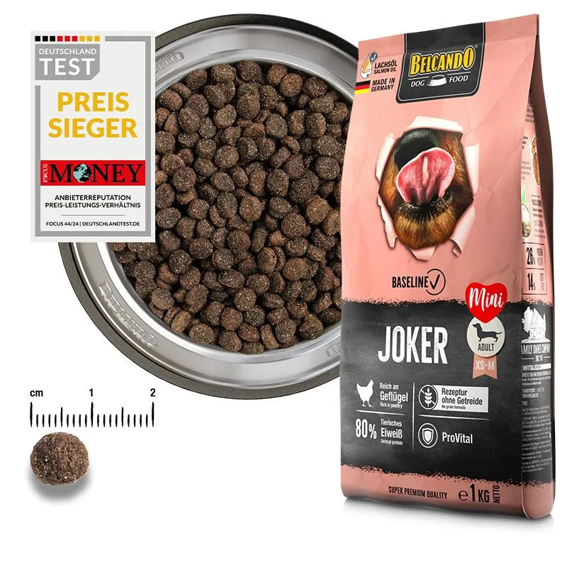 Belcando Baseline Joker Gf Dry Food for adult XS to M with Poultry 12.5 kg