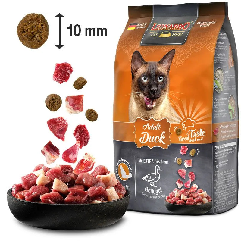 Leonardo Dry Food For Adult Cats With Duck 1.8 Kg
