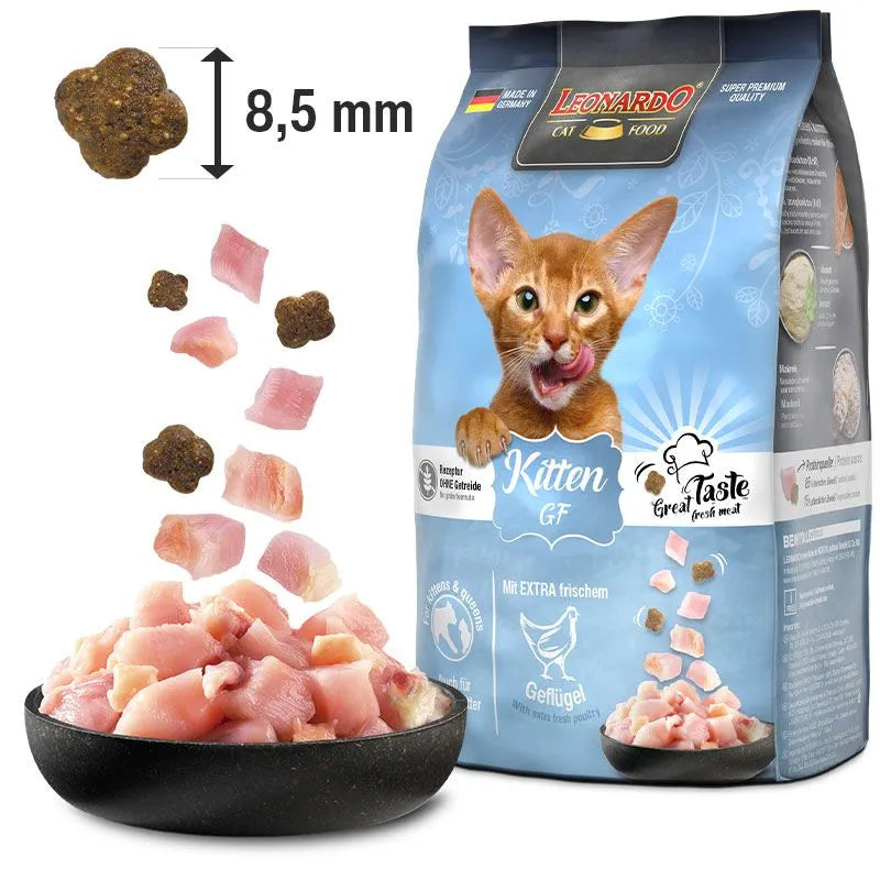 Leonardo Dry Food For Kitten Cat GF With Poultry 300 gr