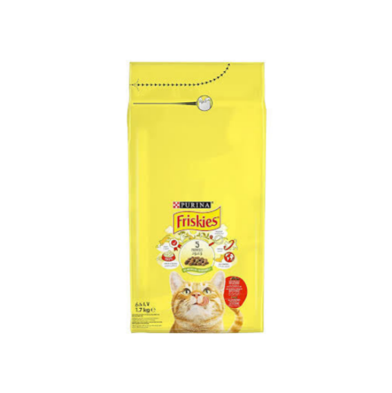 Friskies with Beef, Chicken & Vegetables Cat Dry Food 7.5kg