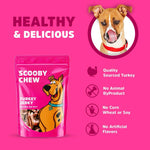 Scooby Chew Turkey JerkyDog Treats 120 gr