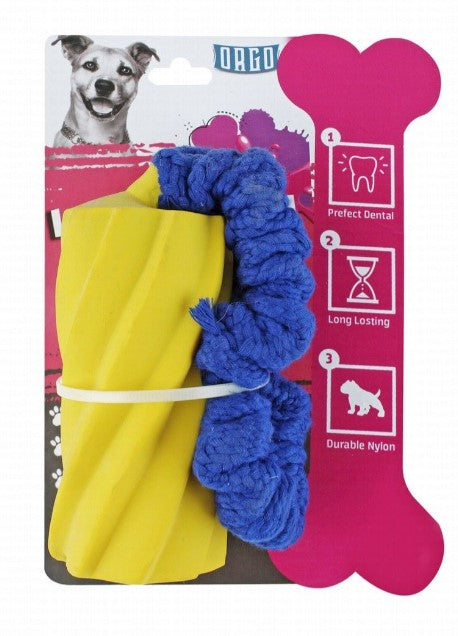 Orgo Latex Plush Stick With Elastic Rope Dog Toy