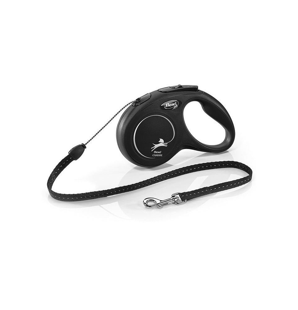 Flexi Classic S5m Retractable Tape Leash for Dogs Up to 15kg