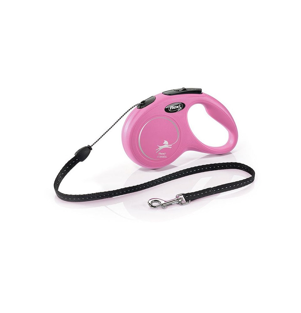 Flexi Classic S5m Retractable Tape Leash for Dogs Up to 15kg