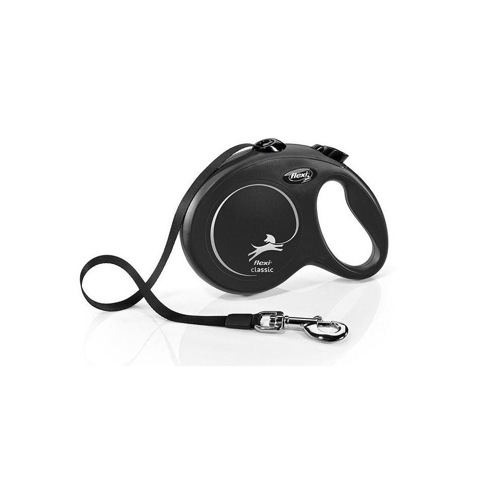 Flexi Classic Large5m Retractable Tape Leash for Dogs Up to 50kg