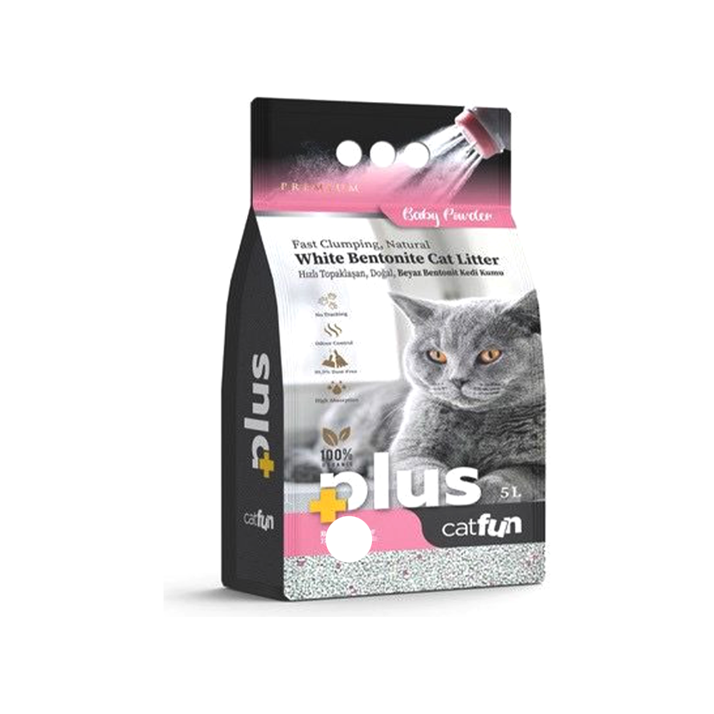 Cat Fun Plus Baby Powder Scent 5 L