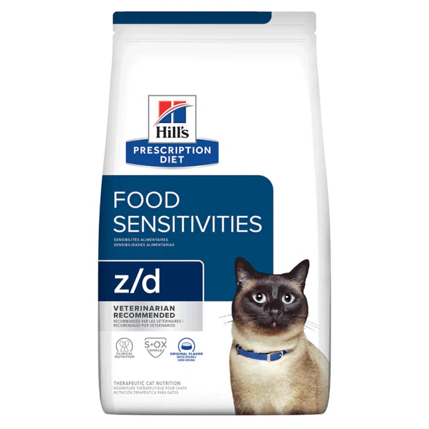 Hill's Z/D Sensitivities dry food for Cat With original Flavour 1.5 Kg
