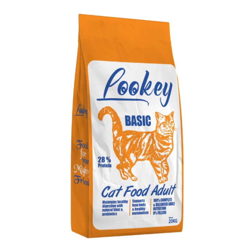 Lookey Basic Cat Dry Food 20Kg
