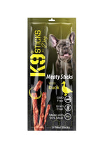 K9 Meaty Sticks Dog Treats - Pack of 3 (Lamb - Turkey - Tuna & Shrimp - Chicken & Liver - Duck)