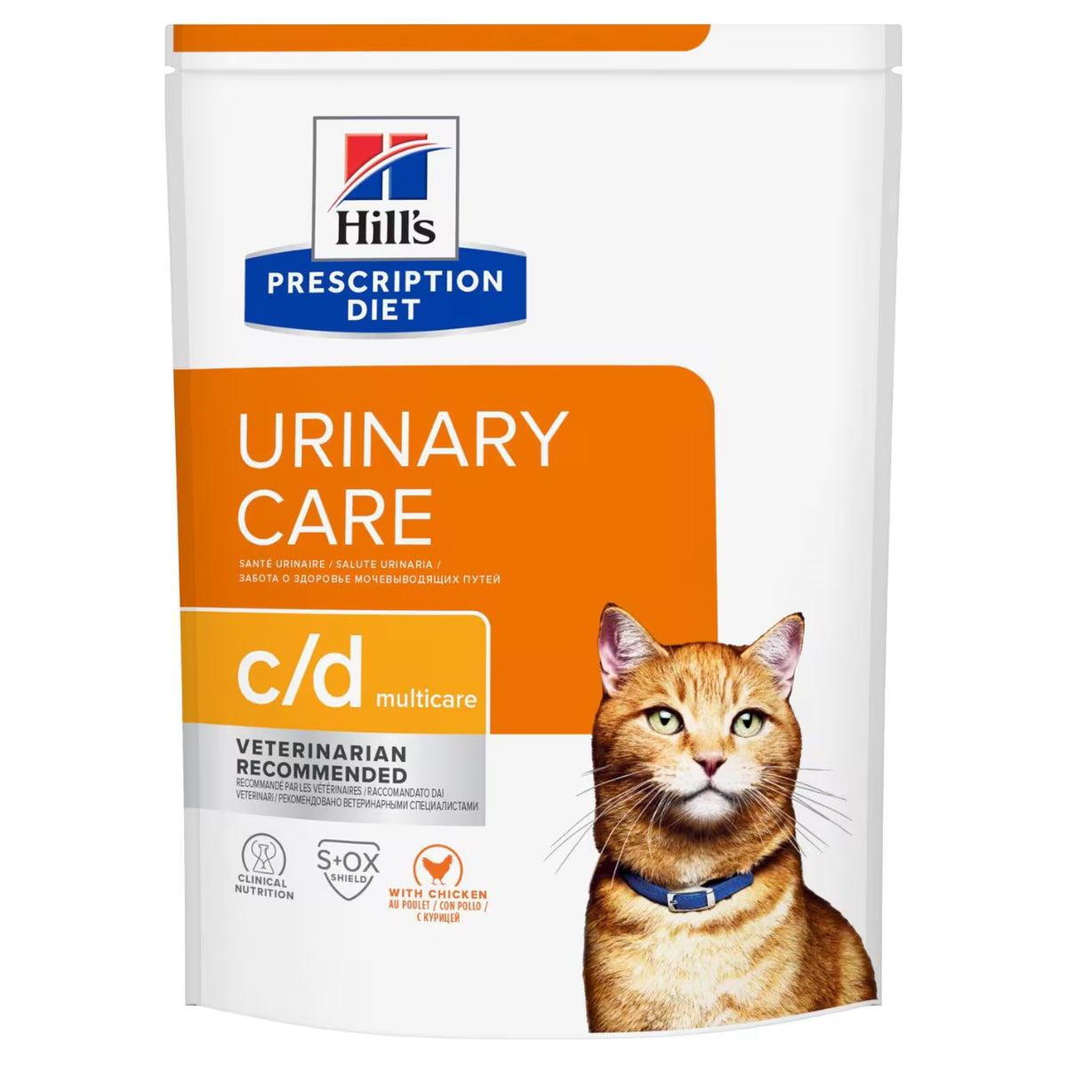 Hill's C/D Urinary Care Multicare Dry Cat Food with Chicken 1.5kg
