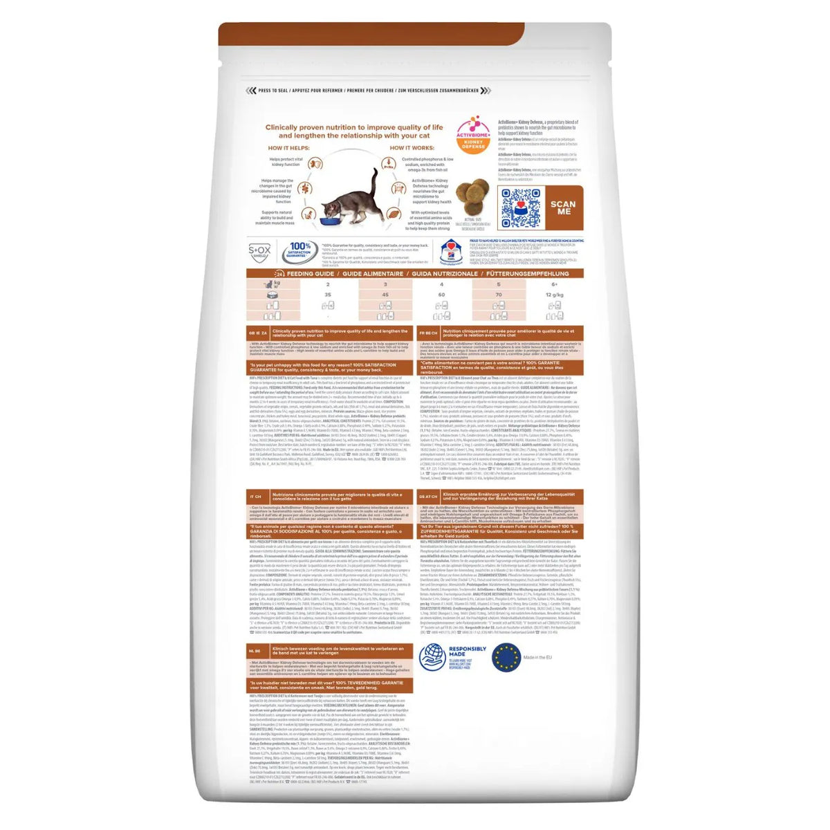 Hill's K/D Kidney Care dry food for Cat With Tuna 1.5 Kg
