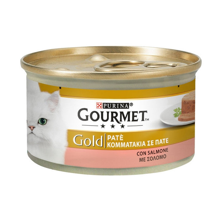 GOURMET PURINA GOLD WITH SALMON 85 GR