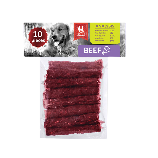 rich beef sticks ( 10 sticks )