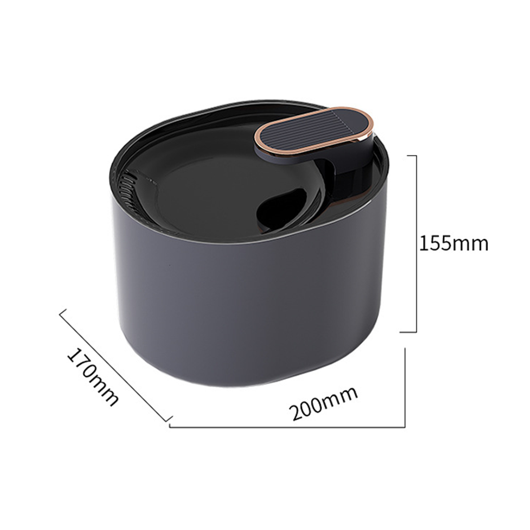 Automatic Pet Water Fountain 3L Water dark blue
