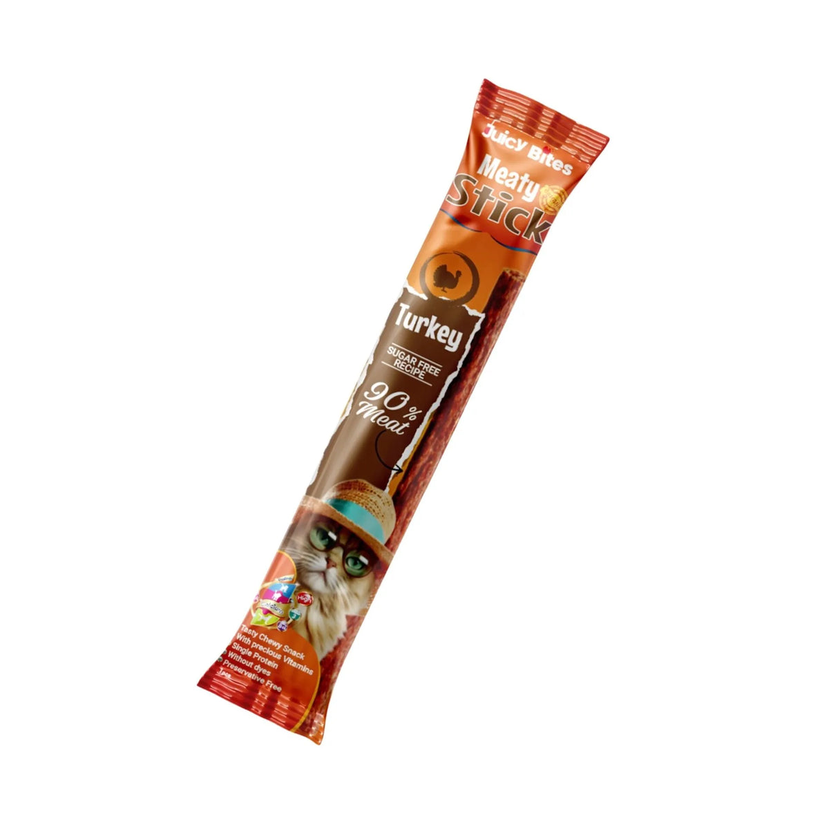 Juicy Bites Meaty StickTurkey For Cat 1Pes