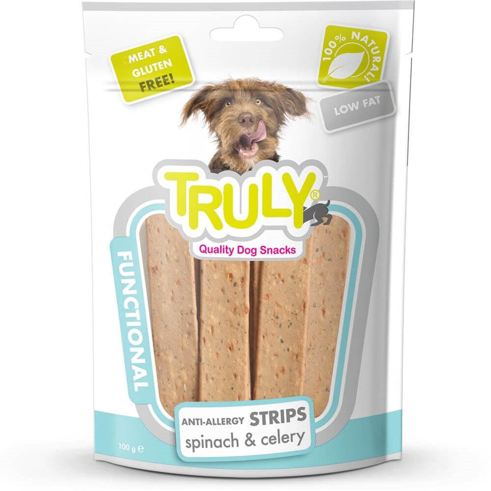 TRULY DOG functional snacks Anti-Allergy Strips 100g