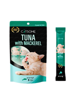CATSOME Creamy Cat Stick Tuna with Mackerel 75g (5 sticks/pack)