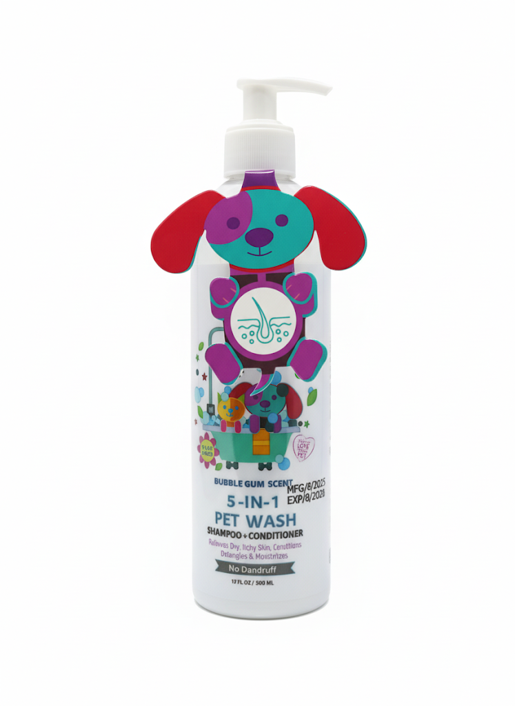 Pets Republic Anti Dandruff Shampoo 5 in 1 Bubble Gum 500ml