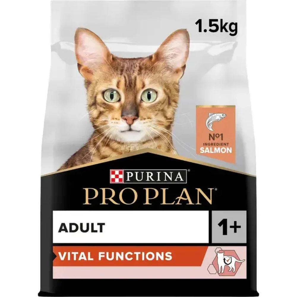 Pro Plan Vital Functions Dry Food with Salmon for Adult Cats1.5 kg