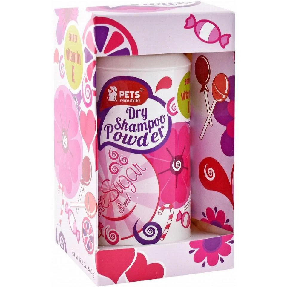 Pets Republic Dry Powder Shampoo Pink Sugar 500 g