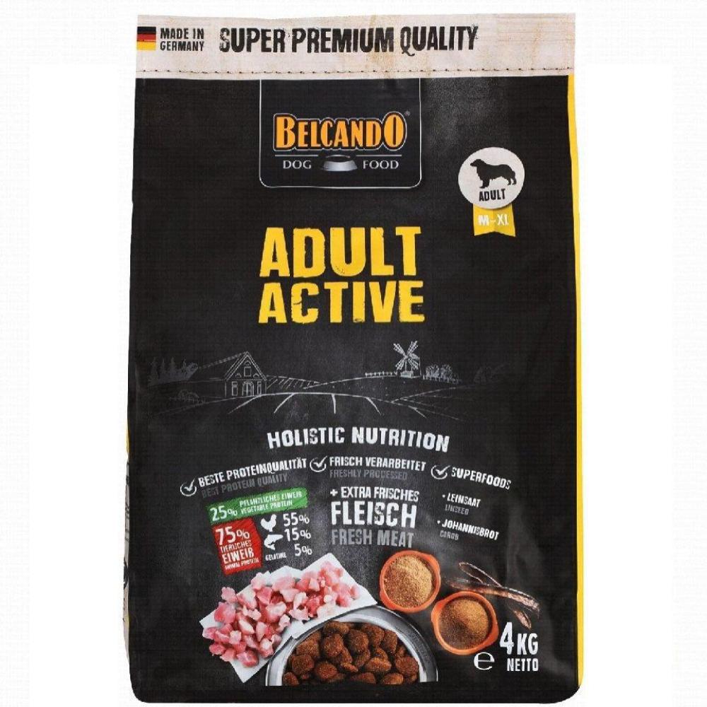 Belcando Adult Active Dog Dry FoodM-XL 4 kg